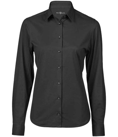 Tee Jays - Ladies Active Long Sleeve Stretch Shirt - T4031 BLK S