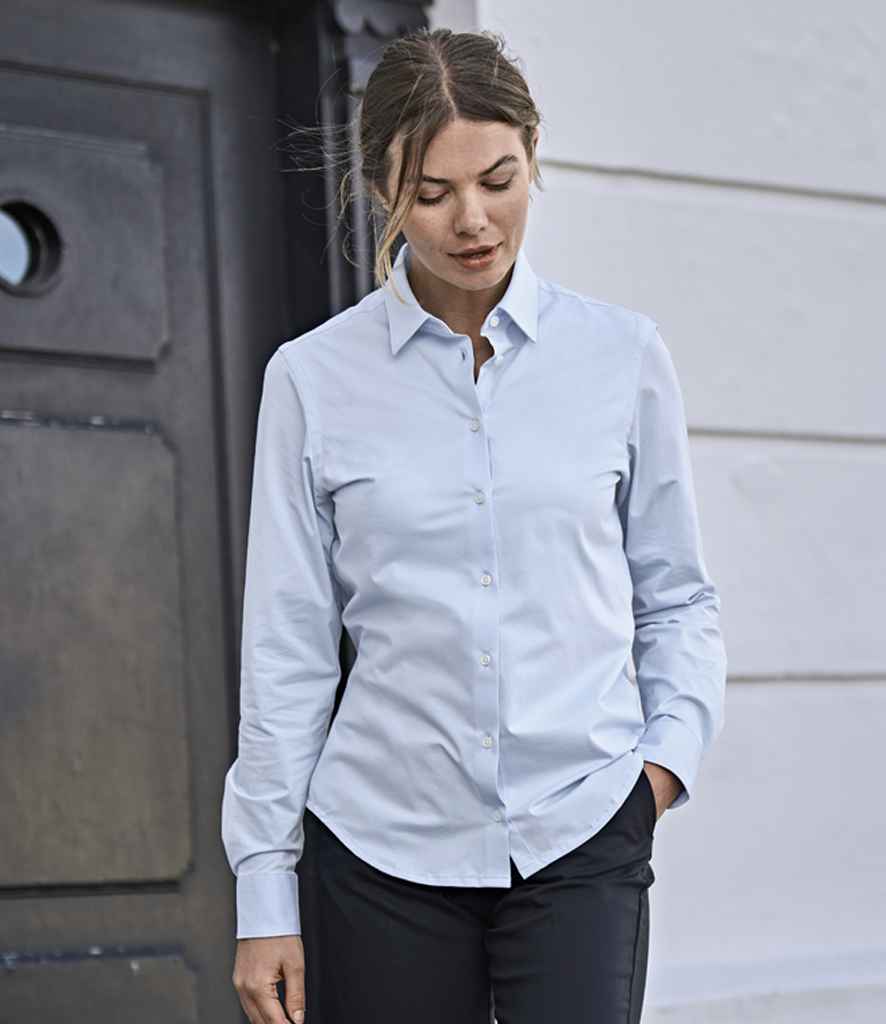 Tee Jays - Ladies Active Long Sleeve Stretch Shirt - Pierre Francis