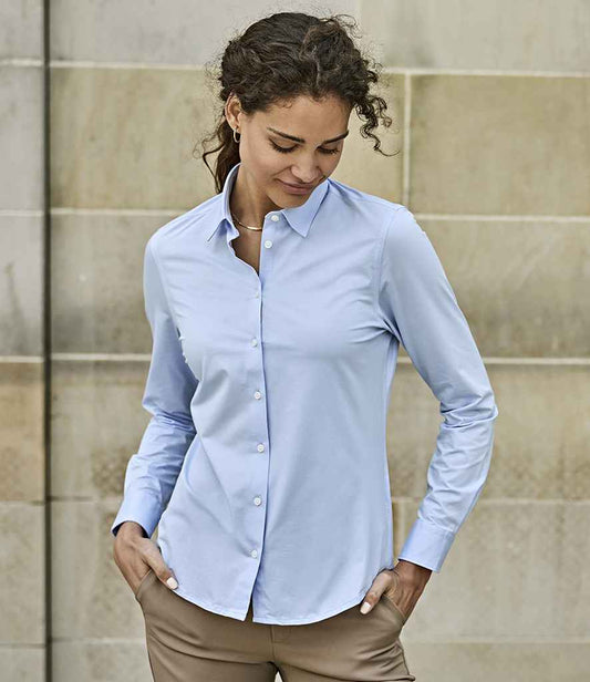 Tee Jays - Ladies Active Long Sleeve Stretch Shirt - Pierre Francis