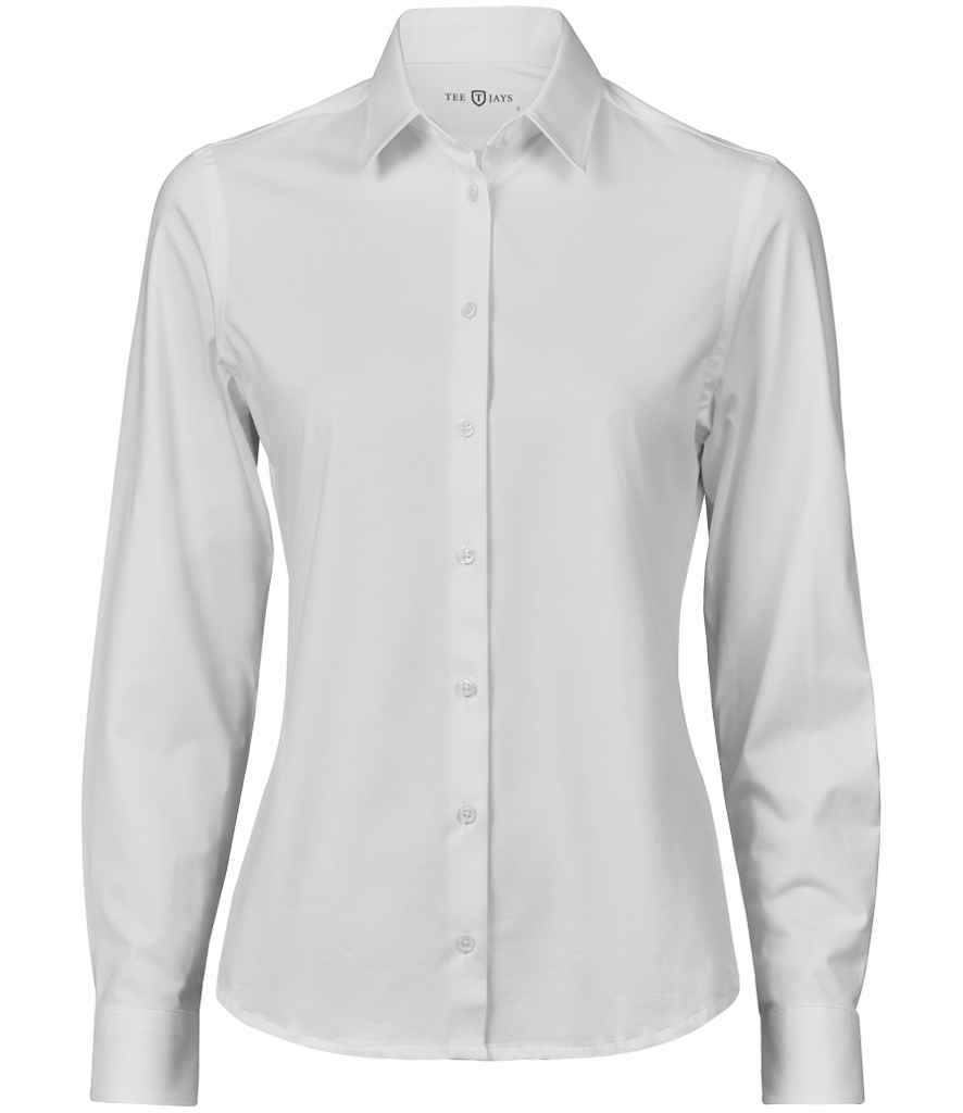 Tee Jays - Ladies Active Long Sleeve Stretch Shirt - T4031 WHI S