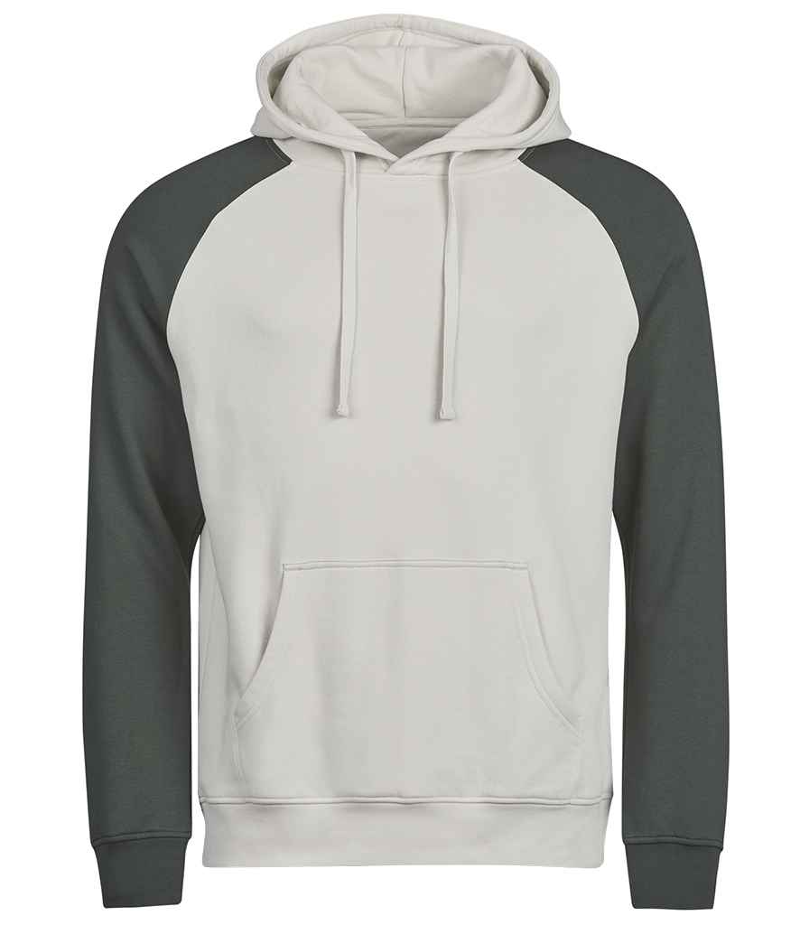 Tee Jays Unlabeled Two-Tone Hooded Sweatshirt - T5156 HE/IK XS