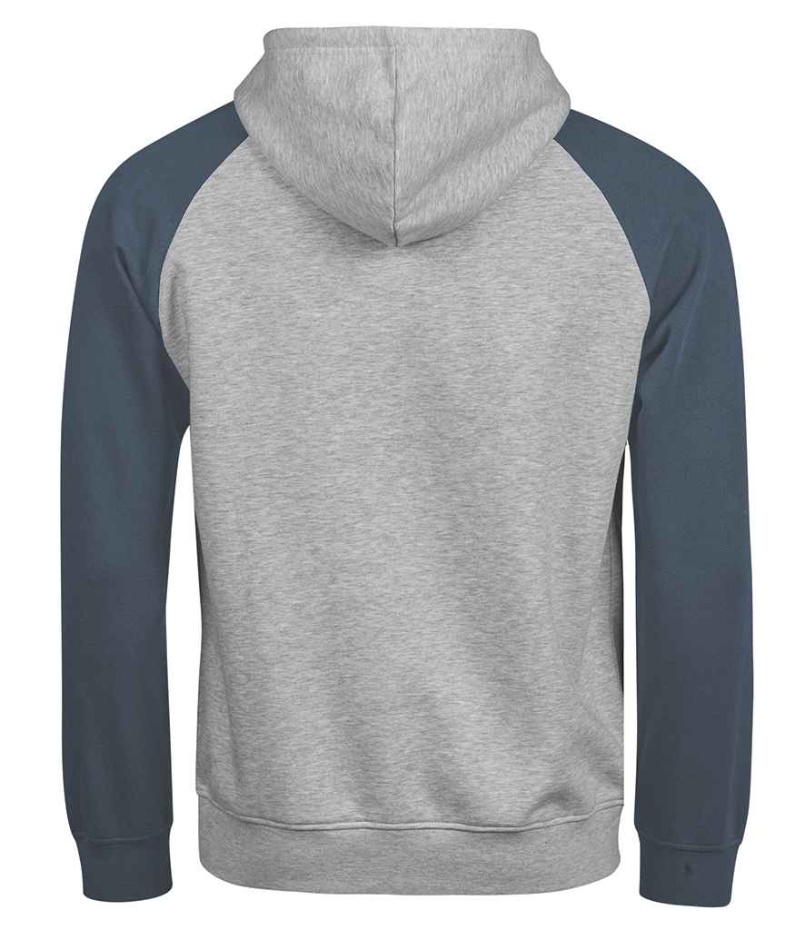 Tee Jays - Unlabeled Two-Tone Hooded Sweatshirt