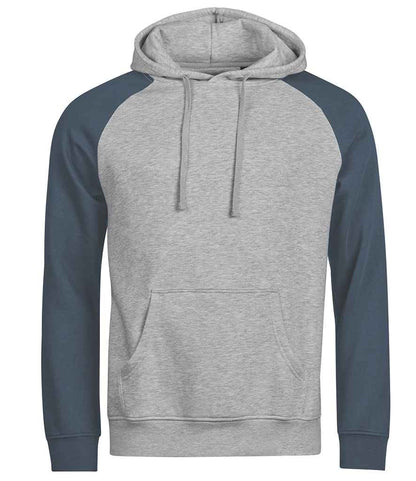 Tee Jays Unlabeled Two-Tone Hooded Sweatshirt - T5156 HE/IK XS