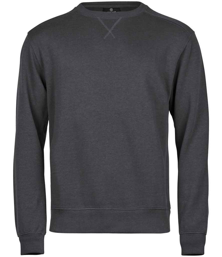 Tee Jays - Ribbed Interlock Crew Neck Sweatshirt - Pierre Francis