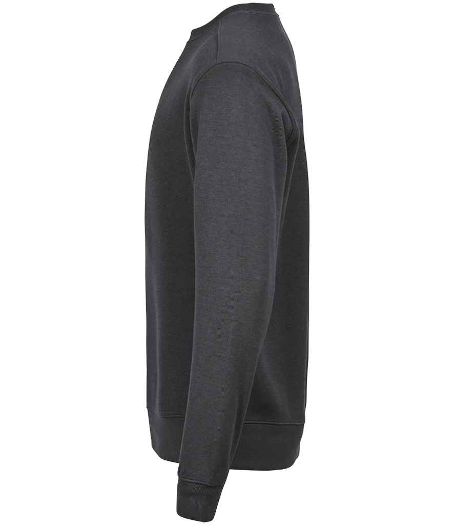 Tee Jays - Sweat-shirt ras du cou en interlock côtelé