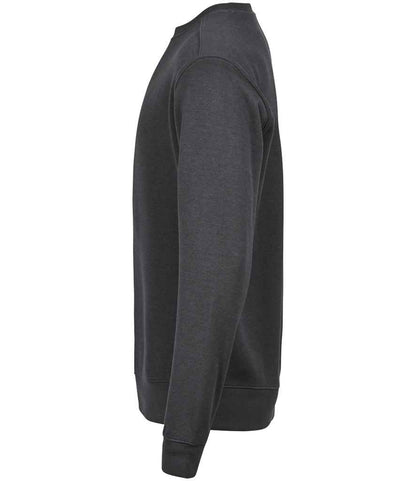 Tee Jays - Sweat-shirt ras du cou en interlock côtelé