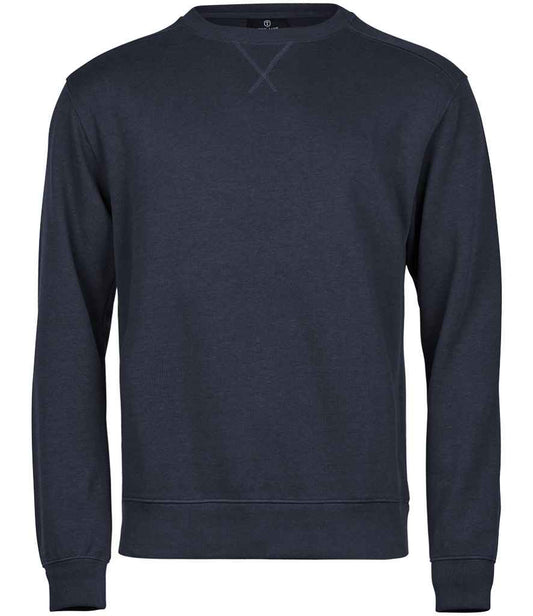 Tee Jays - Ribbed Interlock Crew Neck Sweatshirt