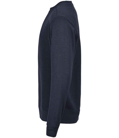 Tee Jays - Sweat-shirt ras du cou en interlock côtelé