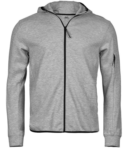 Tee Jays - Athletic Hooded Full Zip Sweat Jacket - T5706 HEA XS
