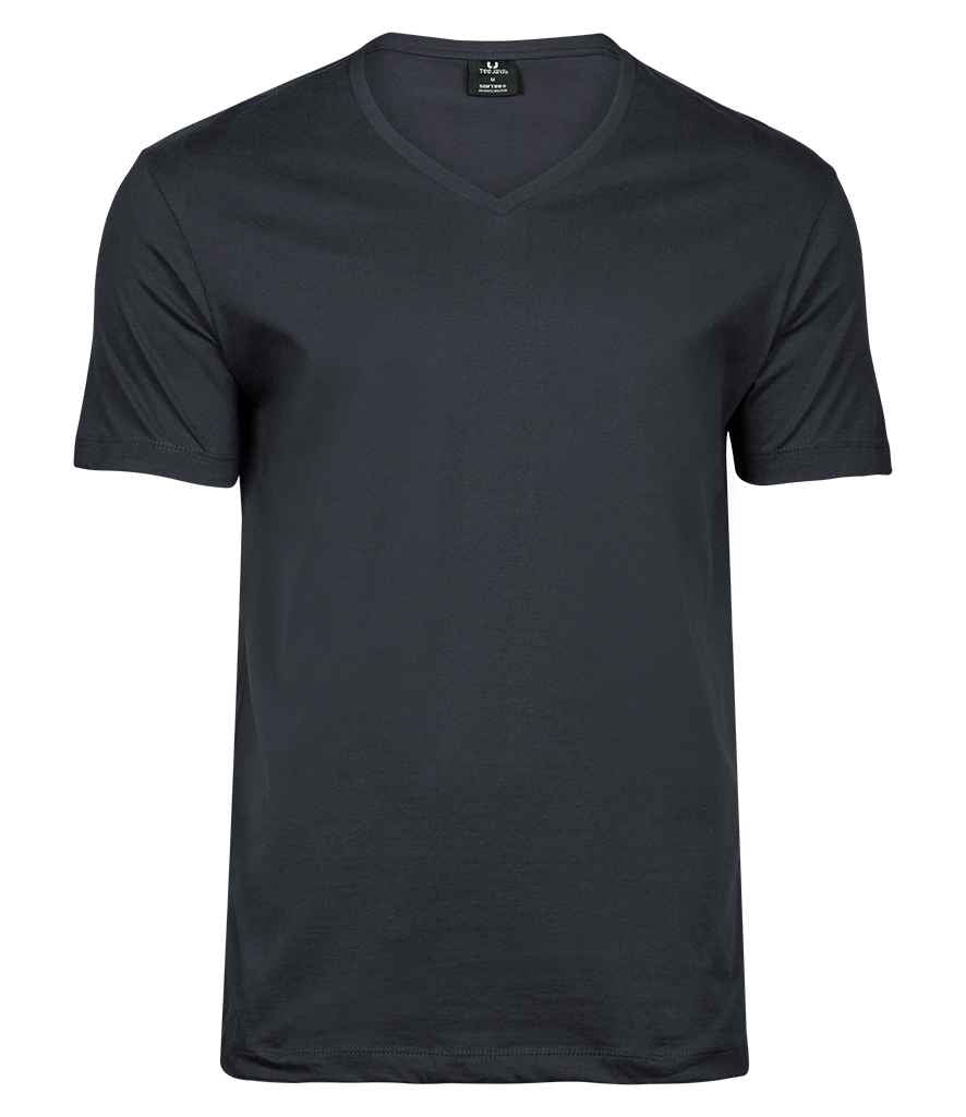 Tee Jays - V Neck Sof T-Shirt - T8006 DGY S