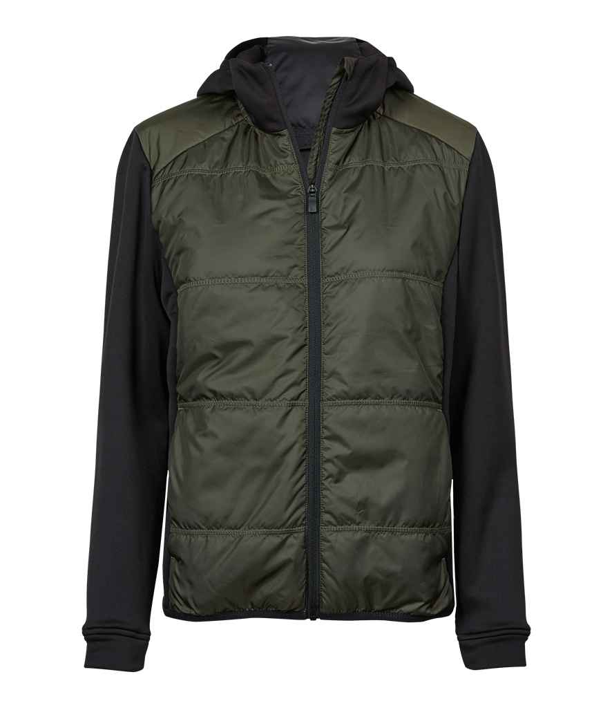 Tee Jays - Ladies Hybrid-Stretch Hooded Jacket - T9113 DPG/B S
