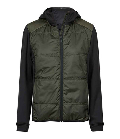 Tee Jays - Ladies Hybrid-Stretch Hooded Jacket - T9113 DPG/B S