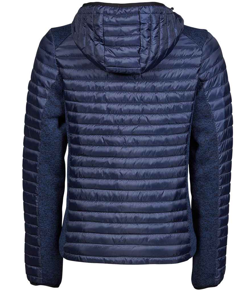 Tee Jays - Ladies Crossover Hooded Padded Outdoor Jacket - Pierre Francis