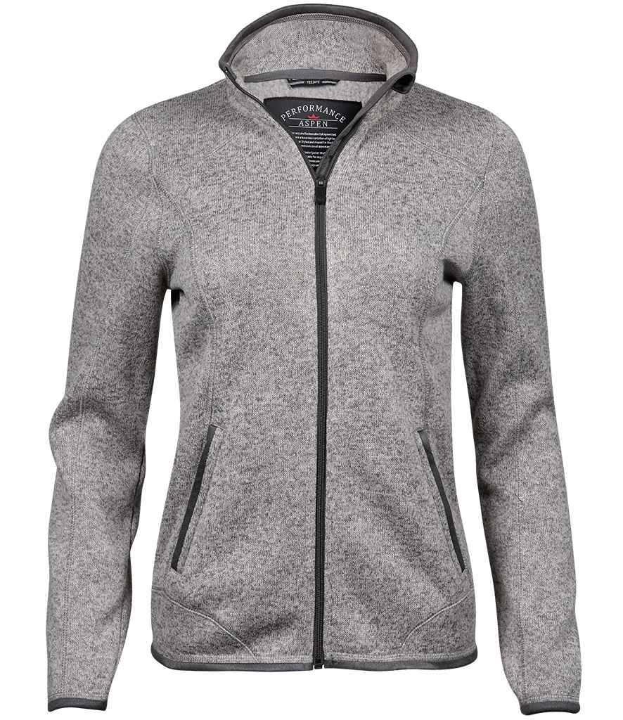 Tee Jays - Ladies Knitted Outdoor Fleece Jacket - Pierre Francis