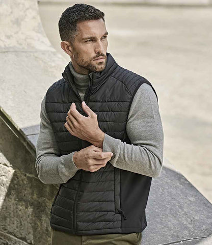 Tee Jays - Crossover Padded Bodywarmer - T9624 BK/BK S