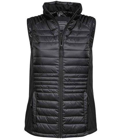 Tee Jays - Ladies Crossover Padded Bodywarmer - T9625 BK/BK S
