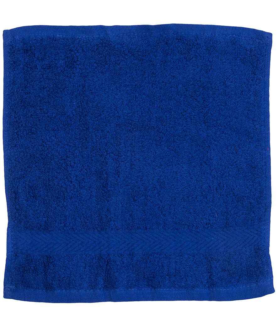 Towel City - Luxury Face Cloth - TC01 BLK ONE