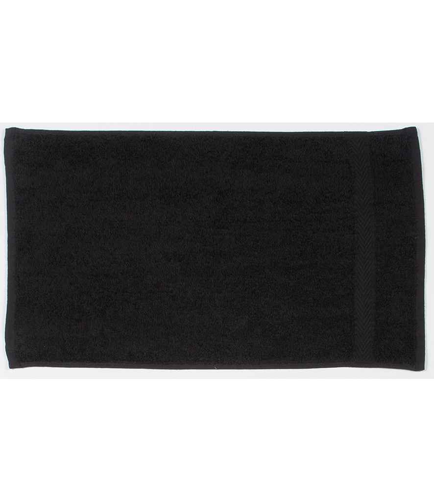 Towel City Luxury Guest Towel - TC05 BLK ONE
