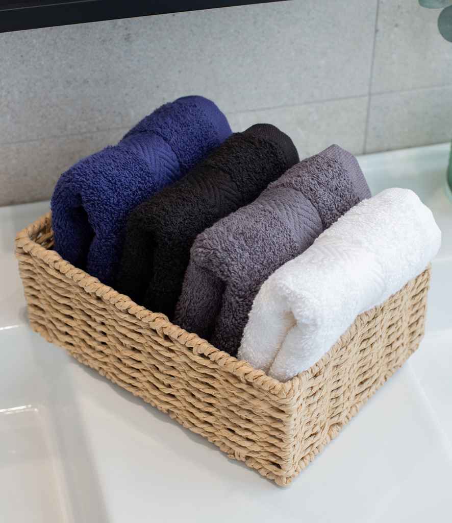 Towel City Luxury Guest Towel - TC05 BLK ONE