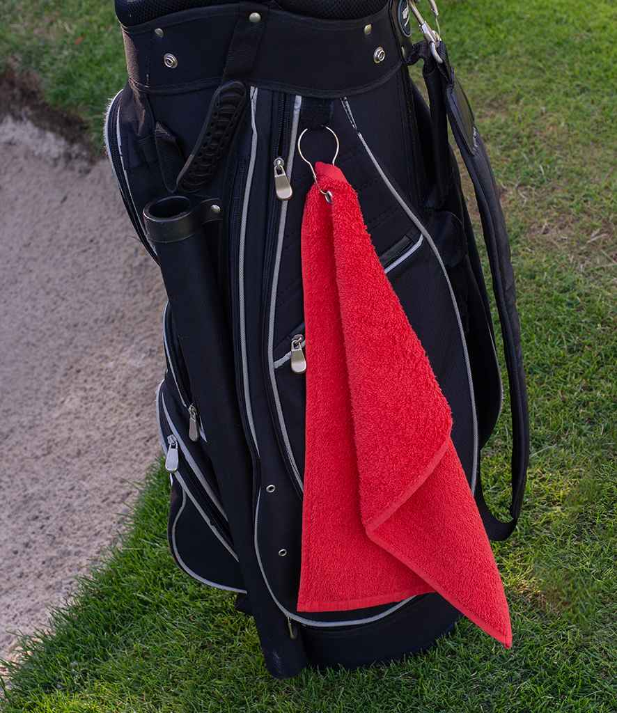 Towel City - Luxury Golf Towel - TC13 RED ONE