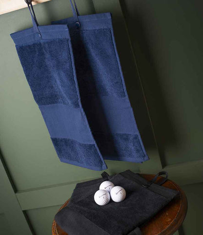 Towel City - Deluxe Velour Golf Towel - TC14 NAV ONE
