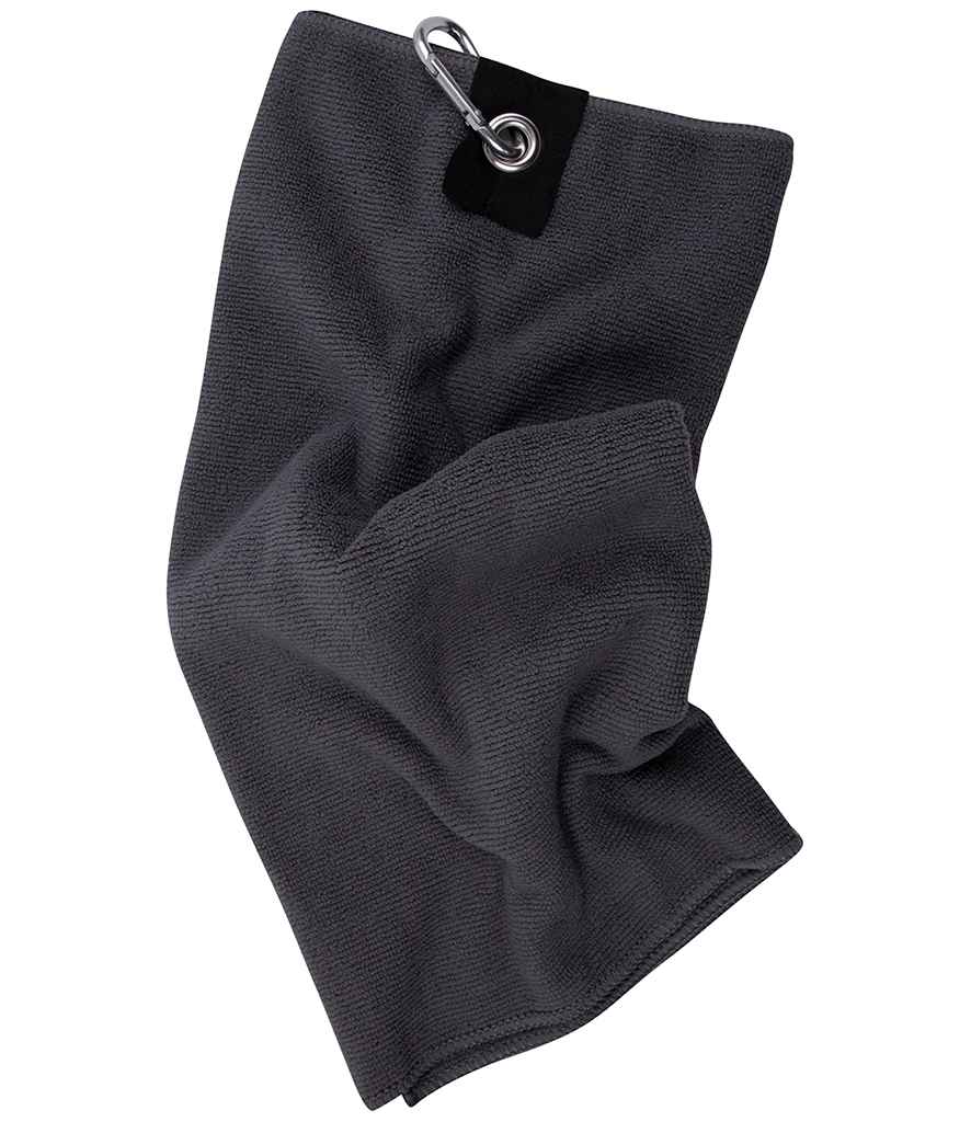 Towel City - Microfibre Golf Towel - TC19 BLK ONE