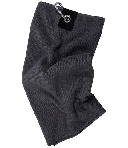 Towel City - Microfibre Golf Towel - TC19 BLK ONE