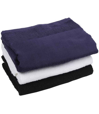Towel City - Printable Border Bath Towel - TC35 BLK ONE