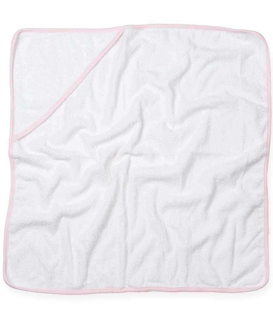 Towel City - Babies Hooded Towel - TC36 WH/PI ONE