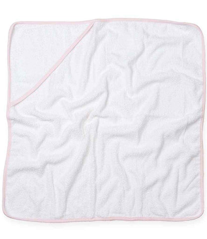 Towel City - Babies Hooded Towel - TC36 WH/PI ONE