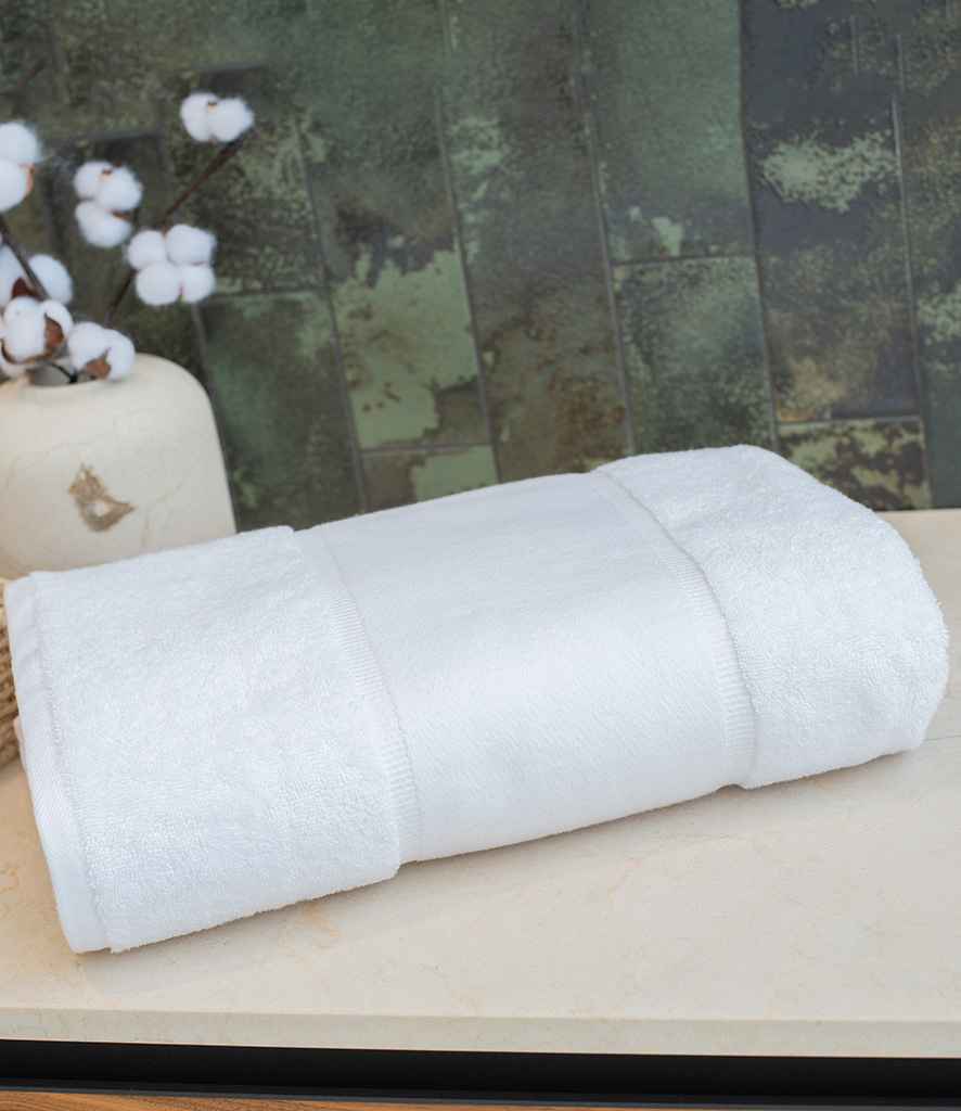 Towel City - Organic Printable Border Bath Sheet