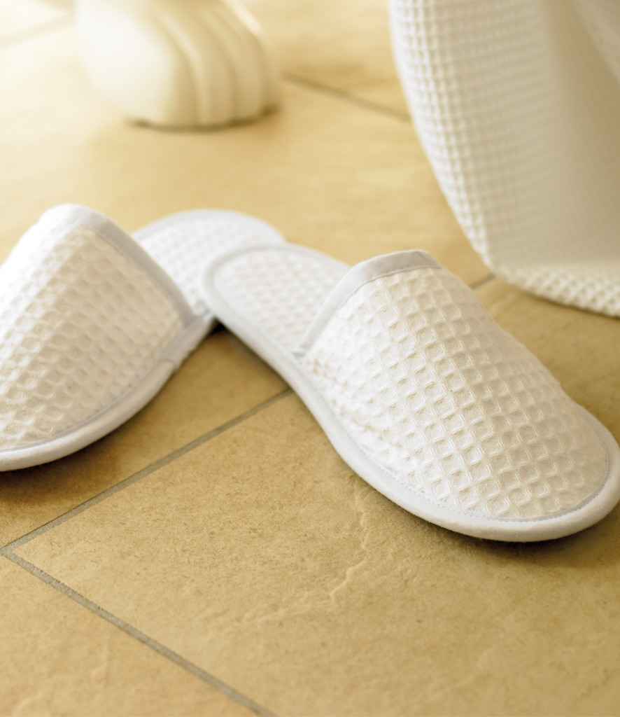 Towel City - Waffle Mule Slippers - Pierre Francis