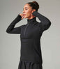 Tombo - Ladies Long Sleeve Zip Neck Performance Top - Pierre Francis