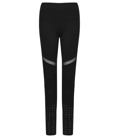 Tombo - Ladies Panelled Leggings - TL672 BLK XS