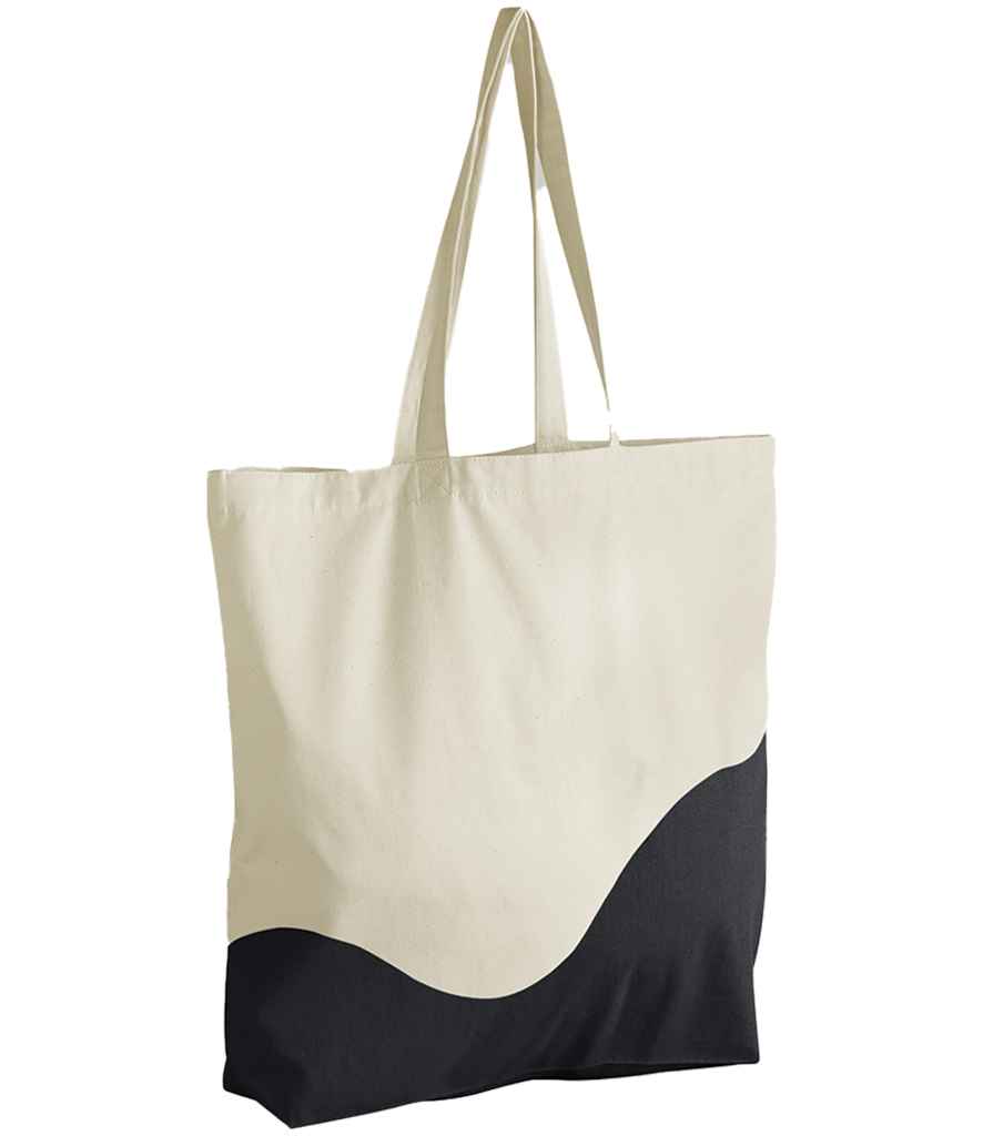 Sac cabas maxi en coton biologique imprimé vagues - Westford Mill