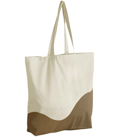 Westford Mill - Organic Cotton Wave Print Maxi Tote Bag - Pierre Francis