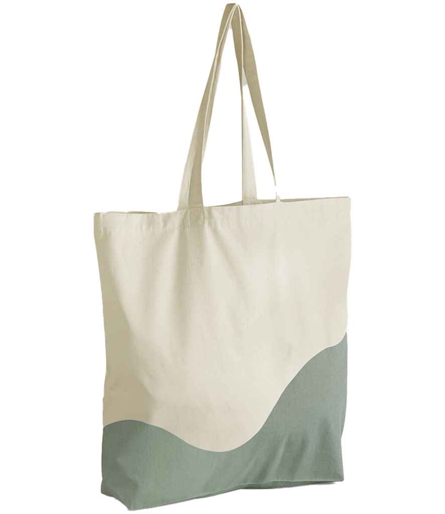 Westford Mill - Organic Cotton Wave Print Maxi Tote Bag