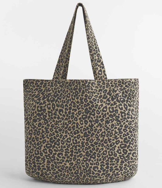 Westford Mill - Leopard Print Canvas Shopper - W335 VLP ONE