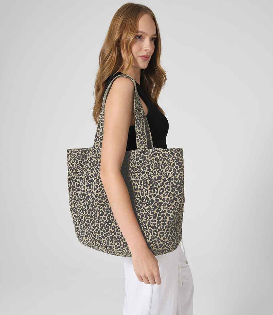 Westford Mill - Leopard Print Canvas Shopper - W335 VLP ONE