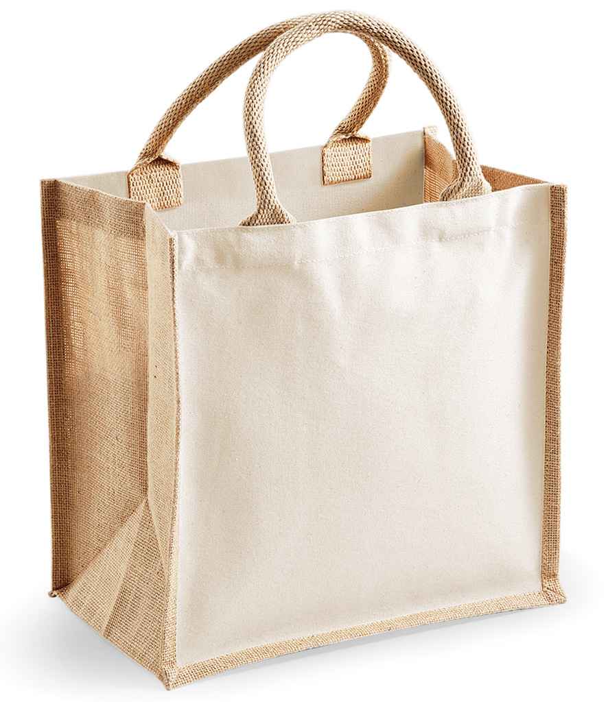Westford Mill - Printers Midi Jute Tote - Pierre Francis