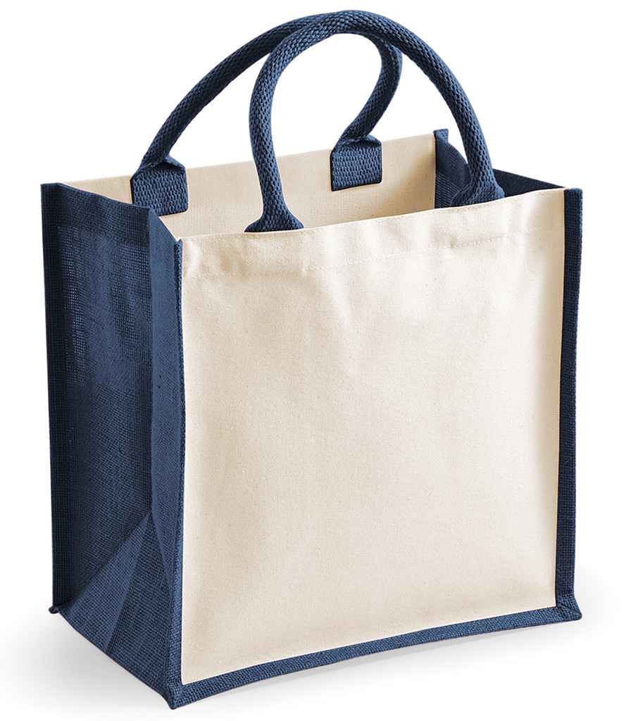 Westford Mill - Printers Midi Jute Tote - Pierre Francis