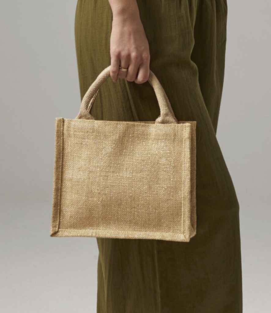 Westford Mill - Mini torebka prezentowa z juty Shimmer