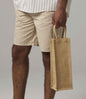 Westford Mill - Shimmer Jute Bottle Bag - Pierre Francis