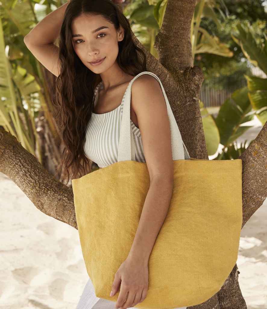 Westford Mill - Soft Washed Jute Beach Bag