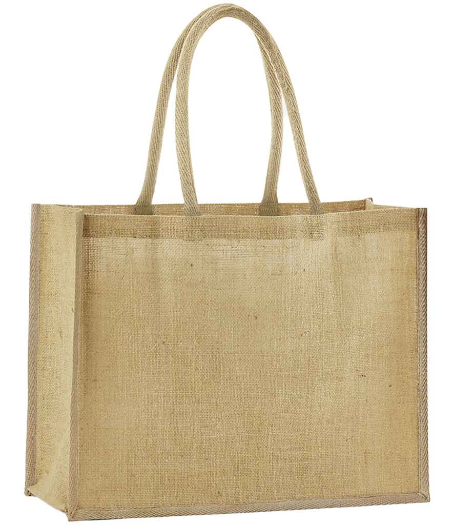 Westford Mill - Natural Starched Jute Classic Shopper
