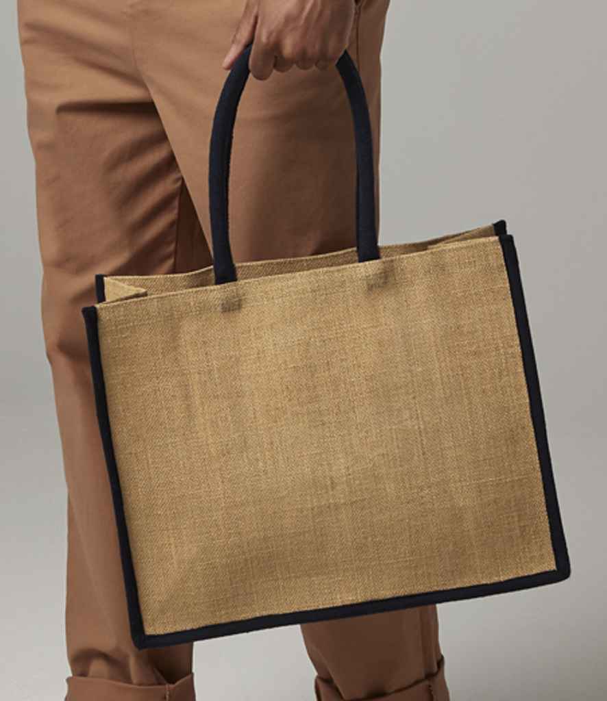 Westford Mill - Natural Starched Jute Classic Shopper