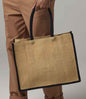 Westford Mill - Natural Starched Jute Classic Shopper