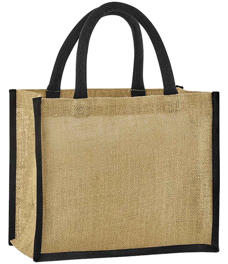 Westford Mill - Natural Starched Jute Midi Tote Bag