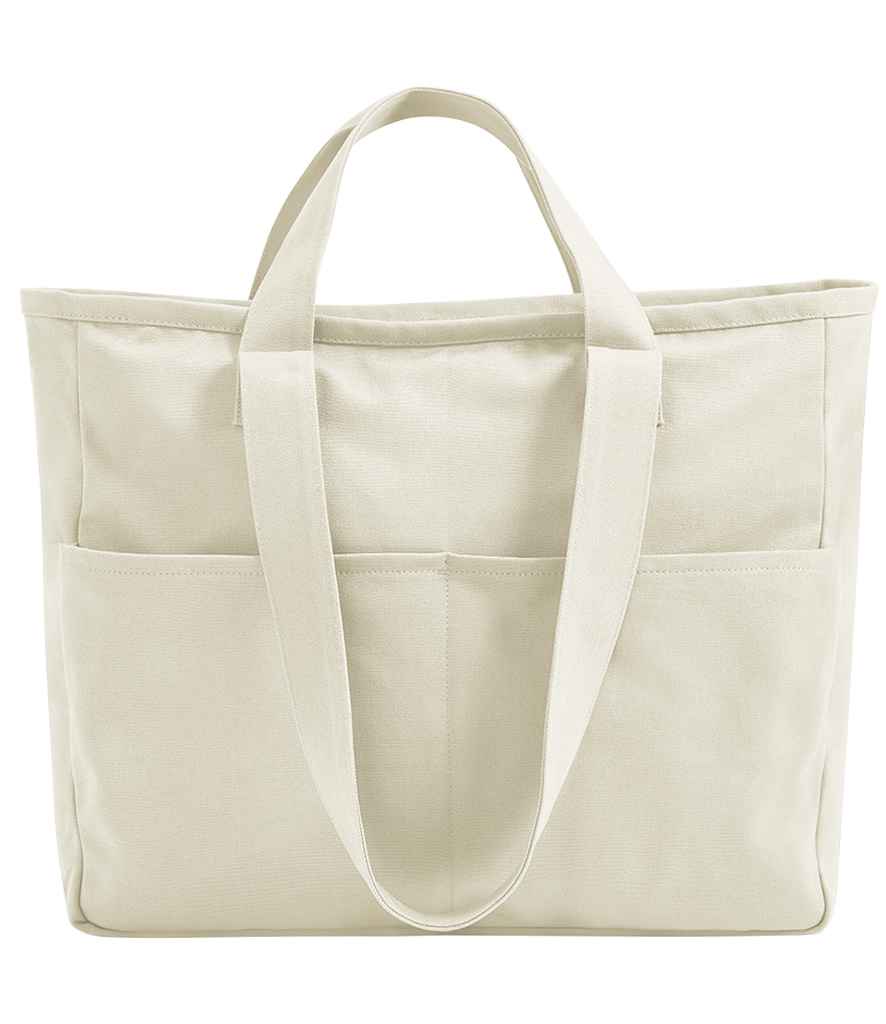 Westford Mill - Double Handle Cargo Pocket Tote Bag - Pierre Francis
