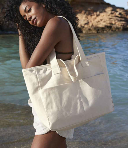 Westford Mill - Double Handle Cargo Pocket Tote Bag - Pierre Francis